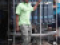 Mbulelo Makhetha mit CTD-Rosette Mbulelo Makhetha mit CTD-Rosette